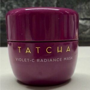 Tatcha Skincare Mask Women Violet-C Radiance Mask Travel Jar Skincare NEW 0.34oz